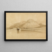 Ein Kanal in der Normandie - John Sell Cotman — gerahmtes Bild an der Wand