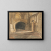 Eingang der Kapelle von Jesus, Kathedrale von Norwich - John Sell Cotman — gerahmtes Bild an der Wand