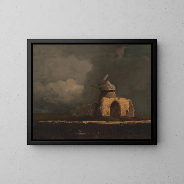 Abtei von Saint-Bénet - John Sell Cotman — gerahmtes Bild an der Wand