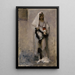 Eine parisische Bettlerin - John Singer Sargent — gerahmtes Bild an der Wand