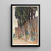Alhambra Granatapfel - John Singer Sargent — gerahmtes Bild an der Wand