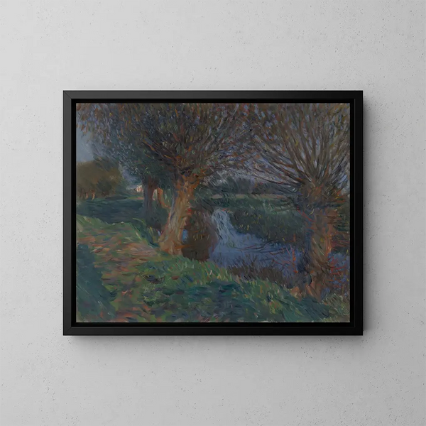À Calcot - John Singer Sargent — gerahmtes Bild an der Wand