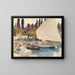 Boote - John Singer Sargent — gerahmtes Bild an der Wand