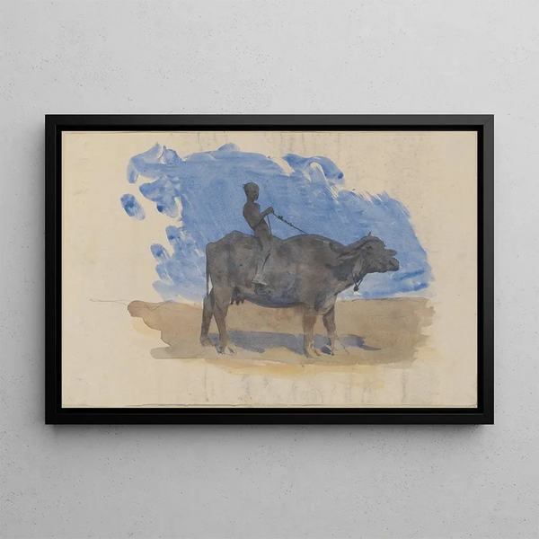 John Singer Sargent - Boy on Water Buffalo.webp