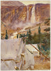 Campement und Wasserfall - John Singer Sargent — Ansicht des Kunstwerks