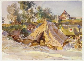 John Singer Sargent - Camp with Ambulance.webp