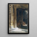 Innenansicht einer Kathedrale - John Singer Sargent — gerahmtes Bild an der Wand