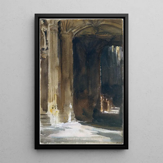 John Singer Sargent - Cathedral Interior.webp