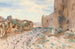 Route de la forteresse et rochers - John Singer Sargent — Ansicht des Kunstwerks