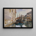 Giudecca - John Singer Sargent — gerahmtes Bild an der Wand