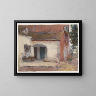 John Singer Sargent - House and Courtyard.webp