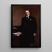 Joseph Joe Chamberlain - John Singer Sargent — gerahmtes Bild an der Wand