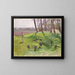 Landschaft mit einem Ziegenhirten - John Singer Sargent — gerahmtes Bild an der Wand