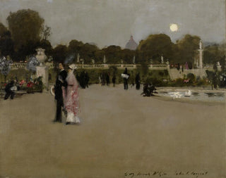 John Singer Sargent - Luxembourg Gardens at Twilight.webp