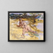 Mann am Strand in Florida - John Singer Sargent — gerahmtes Bild an der Wand