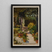 Garten von Mme Thayer Massachusetts - John Singer Sargent — gerahmtes Bild an der Wand