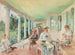 auf der Veranda - John Singer Sargent — Ansicht des Kunstwerks