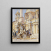 Piazza Navona Rom - John Singer Sargent — gerahmtes Bild an der Wand