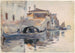 Ponte Panada Fondamenta Nuove Venedig - John Singer Sargent — Ansicht des Kunstwerks