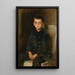 Portrait von Lancelot Allen - John Singer Sargent — gerahmtes Bild an der Wand