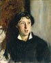 Portrait von Vernon Lee 1856-1935 - John Singer Sargent — Ansicht des Kunstwerks