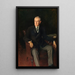 Portrait von Woodrow Wilson - John Singer Sargent — gerahmtes Bild an der Wand