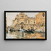 Rio dei Mendicanti, Venedig - John Singer Sargent — gerahmtes Bild an der Wand