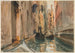 Rio di San Salvatore Venise - John Singer Sargent — Ansicht des Kunstwerks