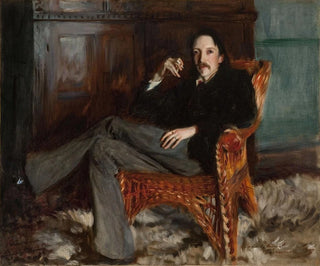 Robert Louis Stevenson - John Singer Sargent — Ansicht des Kunstwerks