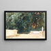 Terrasse und Gärten - John Singer Sargent — gerahmtes Bild an der Wand