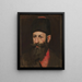 Der Kosake - John Singer Sargent — gerahmtes Bild an der Wand