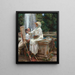 La Fontaine Villa Torlonia Frascati Italien - John Singer Sargent — gerahmtes Bild an der Wand
