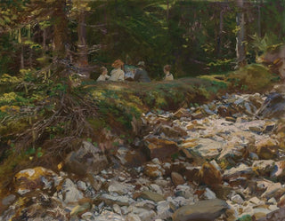 Der Meister und seine Schüler - John Singer Sargent — Ansicht des Kunstwerks