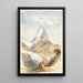 Der Matterhorn - John Singer Sargent — gerahmtes Bild an der Wand