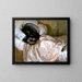 Die Mückennetz - John Singer Sargent — gerahmtes Bild an der Wand