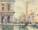 La Piazzetta - John Singer Sargent — Ansicht des Kunstwerks