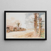Konvoi von Lastwagen - John Singer Sargent — gerahmtes Bild an der Wand