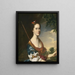 Elizabeth Gray Otis Mme Samuel Alleyne Otis - John Singleton Copley — gerahmtes Bild an der Wand