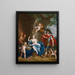 Mars, Venus und Vulkan, Vulcans Schmiede - John Singleton Copley — gerahmtes Bild an der Wand