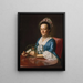 Mme John Winthrop - John Singleton Copley — gerahmtes Bild an der Wand