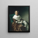 Mme Sylvanus Bourne - John Singleton Copley — gerahmtes Bild an der Wand