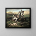 Watson und der Hai - John Singleton Copley — gerahmtes Bild an der Wand