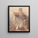 Die Unruhen von Bristol - John Skinner Prout — gerahmtes Bild an der Wand