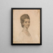Mme Ward - John Smart — gerahmtes Bild an der Wand
