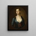 Portrait von Mary Pemberton - John Smibert — gerahmtes Bild an der Wand