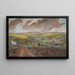 Averse de Printemps Paysage du Kansas Occidental - John Steuart Curry — gerahmtes Bild an der Wand