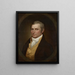 Portrait eines Mannes - John Trumbull — gerahmtes Bild an der Wand