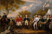 Die Kapitulation des Generals Burgoyne bei Saratoga am 16. Oktober - John Trumbull — Ansicht des Kunstwerks