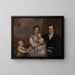 Die Familie Vernet - John Trumbull — gerahmtes Bild an der Wand