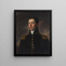 Colonel George Gibbs III - John Vanderlyn — gerahmtes Bild an der Wand